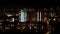 Timelapse night town. Sleeping district of the city of Voronezh