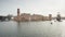 Timelapse of Old French battle ship, l`Hermione. In the old harbor of Marseille, France