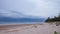 Timelapse passing cloud of sky and sea