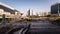 Timelapse of people outside the railway station, Shenzhen, China