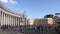 Timelapse of the Saint Peter Square in the Vatican