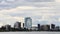 Timelapse of Skyline of Windsor, Ontario, Canada across the Detroit River 4K