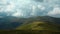 Timelapse of storm clouds in beautiful mountains