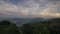 Timelapse Sunrise of Ayer Itam town view from Penang Hill