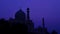 Timelapse sunset at Taj Mahal