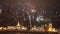 Timelapse of Traffic and cityscape of Shanghai at night , Shanghai, China