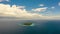 Timelapse: Tropical island in the open sea. Sumilon Island, Philippines