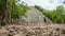 Timelapse view of the highest Mayan pyramid in Tulum, Mexico