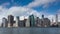 Timelapse view of Manhattan in New York