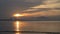 Timelapse view sunrise over Penang Bridge