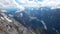 Timelapse of a view from the top of hocheck watzmann