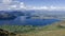 Timelapse Wanaka Town view from Roys Peak