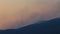 Timelapse wildfires in mountain.. Big wildfires and smoke in mountain forests during drought. Deforestation and Climate