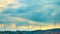 Timelapse Wind Turbines on mountain.