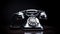Timeless Artistry: A Silver Telephone With Precisionism Influence