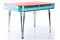 Timeless Charm: Vintage Retro Kitchen Table with Chrome Accents