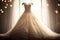 Timeless Elegance Exquisite Wedding and Prom Dresses on Display. created with Generative AI