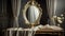 Timeless Elegance: Ornate Mirror in a Classical Setting