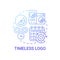 Timeless logo concept icon