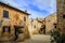 The timeless old village of Abbadia a Isola in Tuscany, Italy