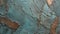 Timeless Patina: Bronze Verdigris Slate Symphony. AI generate