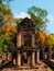 Timeless splendor: Ancient ruins of Khmer temples, a testament to ancient Cambodian architecture, and a medieval historical