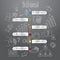 Timeline idea generation concept vector background