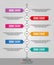 Timeline Infographics vertical