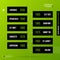 Timeline template on fresh green background