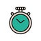 Timer chronometer counter isolated icon