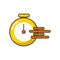 Timer chronometer speed isolated icon