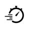 The timer fast time icon