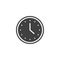 Timer mode button vector icon