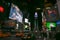 Times Square, New York, United States of America. Street photo at night at May 2019
