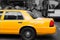 Times Square New York yellow cab daylight