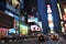 Times Square at night, New York City