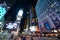 Times Square at night, New York City