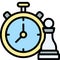 Timestamp icon, Cryptocurrency related vector