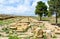 Timgad, ruins of a Roman-Berber city in Algeria.