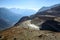 Timmelsjoch high alpine road, border between Austria and Italy. Oetztal Alps, Soelden, State of Tyrol, Austria