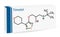 Timolol, molecule. It is non-selective beta blocker medication for treatment of elevated intraocular pressure in ocular