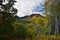 Timpanogos back panoramic views, Willow Hollow Ridge, Pine Hollow Trail hiking trail Wasatch Rocky Mountains, Utah. USA