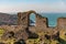 Tin mine building ruins at Botallack on the coast of Cornwall