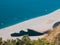 Tindari Black Beach Sabbie Nere in Sicily Italy Europe Aerial Drone View Travel