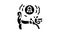 tinnitus health problem glyph icon animation