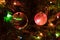 Tinsel Ball Christmas Tree Ornament