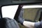 Tinting of car windows.Window film for car
