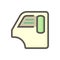 Tinting film service vector icon design, 48x48 pixel perfectand editable stroke