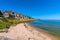 Tiny beach in Volendam Netherlands