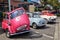 A tiny `bubble car` of the 1960s, a BMW Isetta